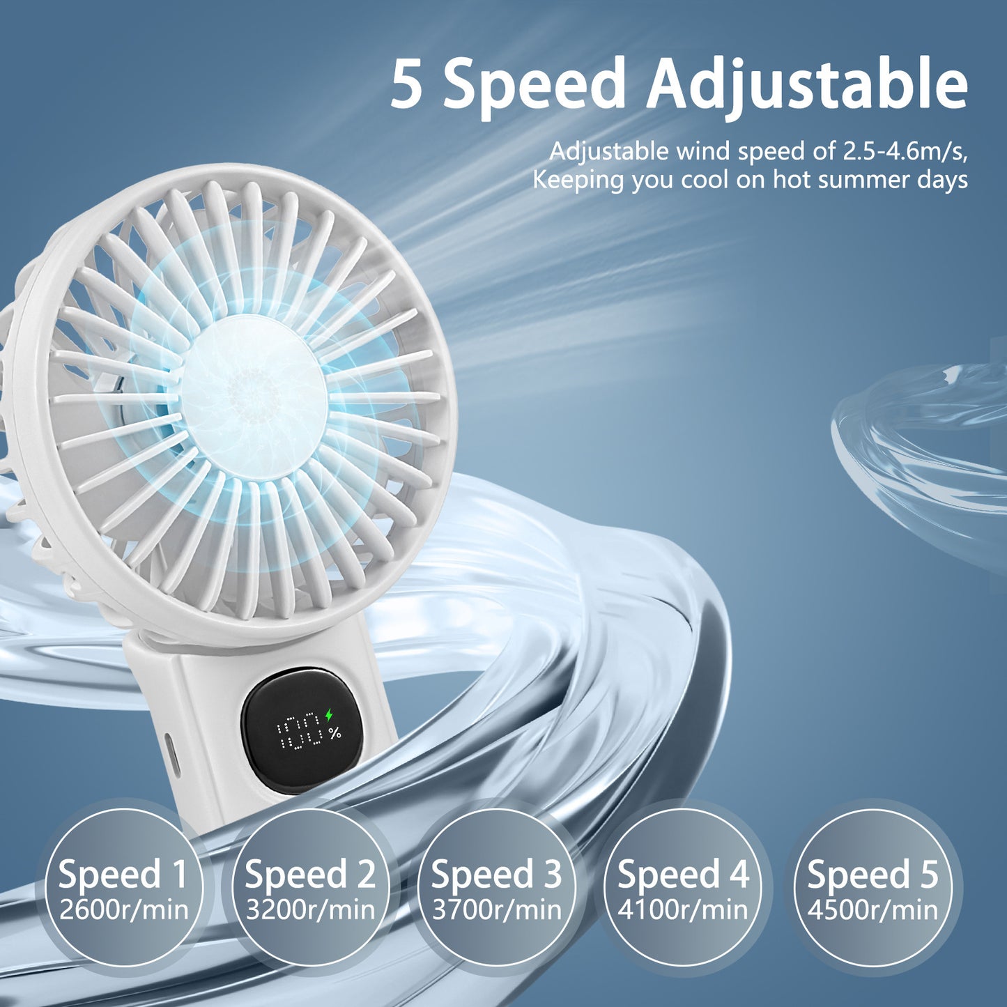 Portable Handheld Fashion Personality Little Fan, Stylish Mini Fan for On-the-Go Cooling, Perfect Gift for Summer